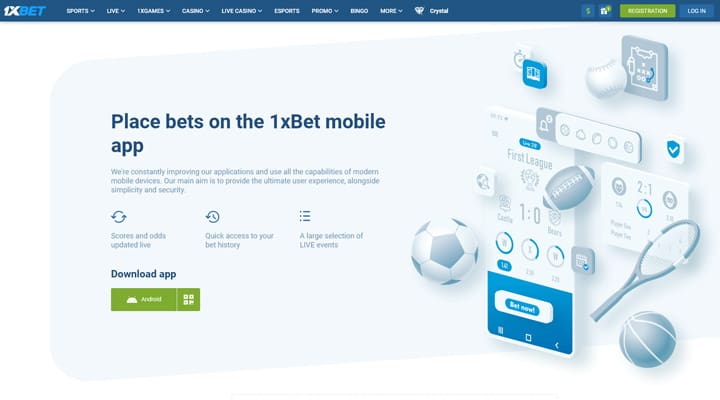 1xBet Mobile App