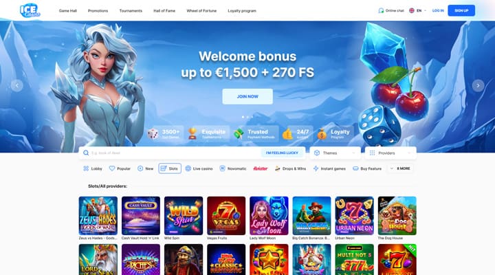Ice Casino: A Deep Dive into Bonuses, Games, and Services