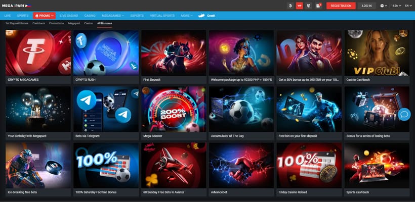 MegaPari Casino Promo