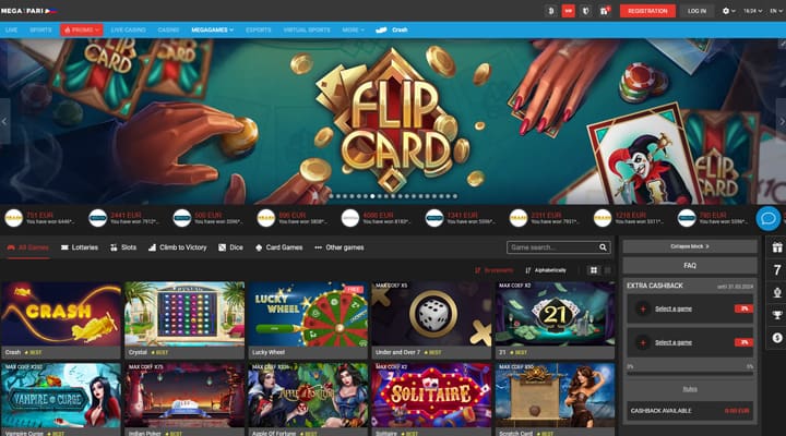 MegaPari Casino Review