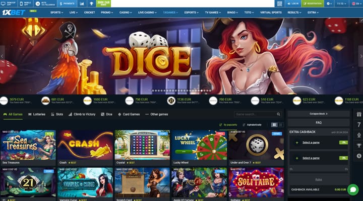1xBet Betting Markets