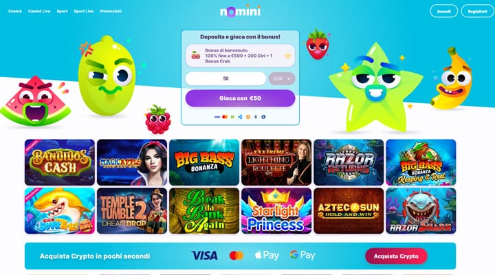 Nomini Casino Recensione
