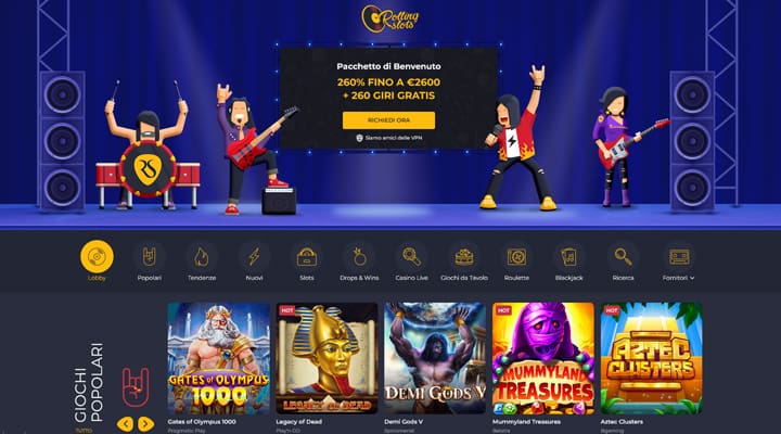 Rolling Slots Casino Review