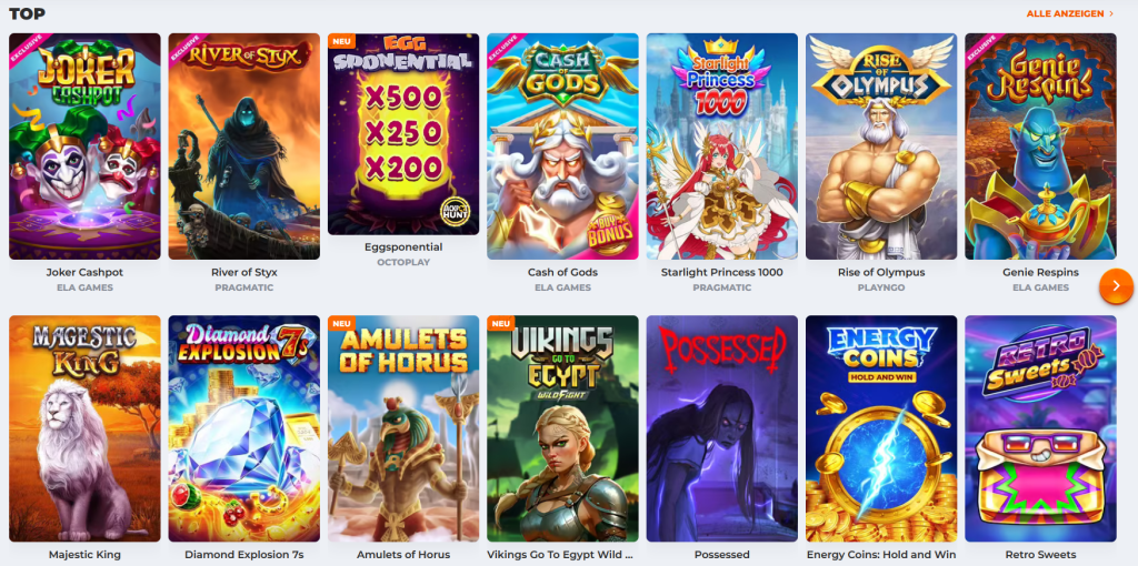 Betriot Casino game