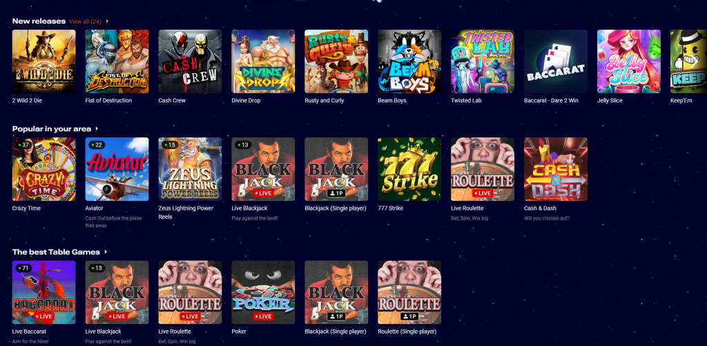 Rivalry Casino Game