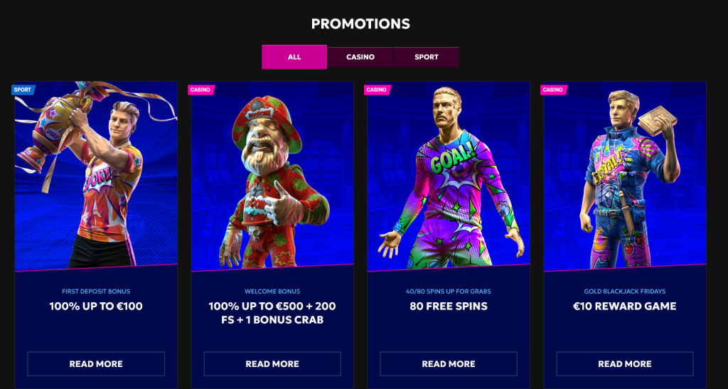 Rtbet casino bonuses